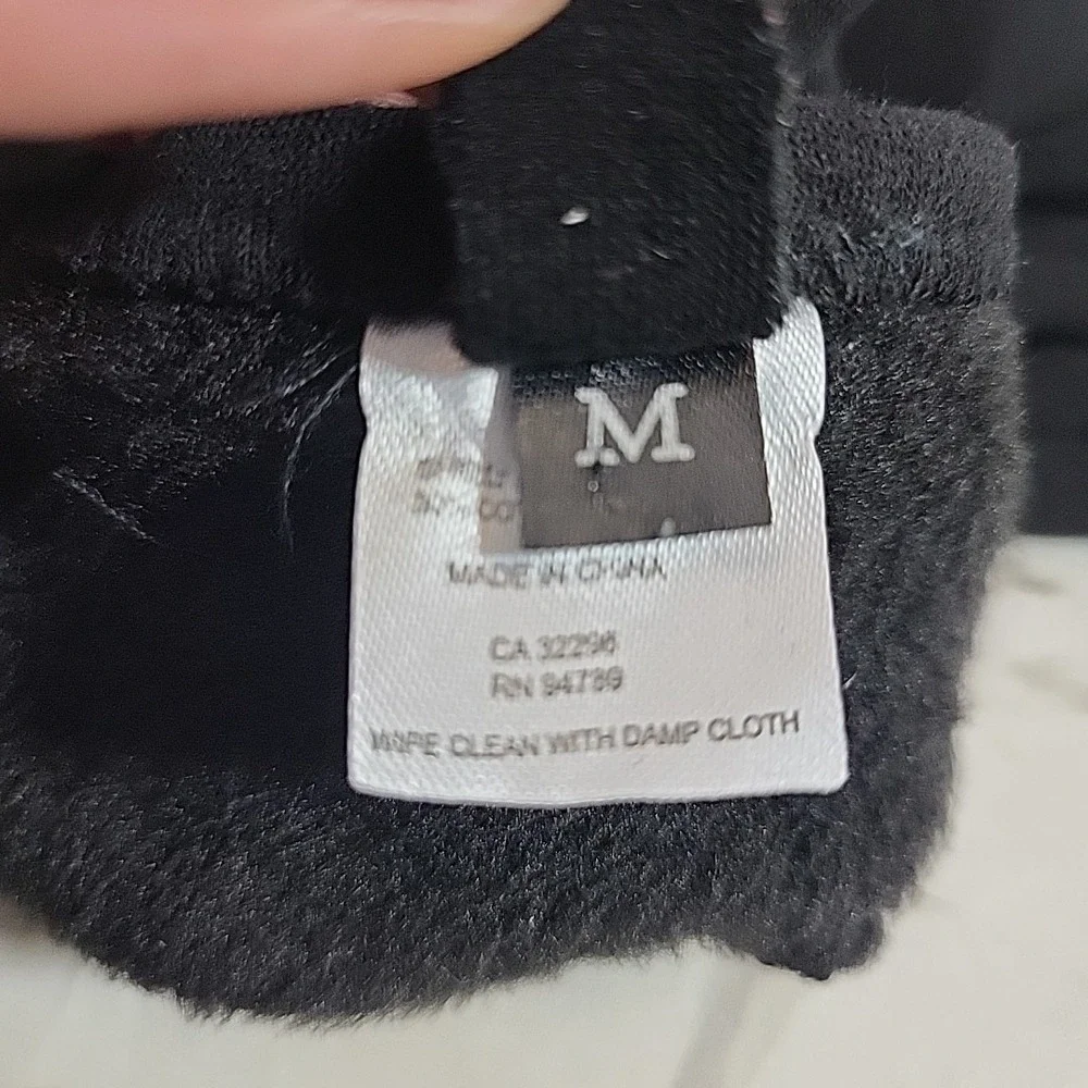 Gloves Womens Size‎ M Black Warm Winter Evening Driving